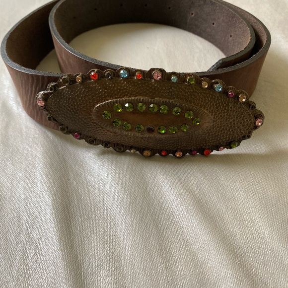 Y2K Gemstone Buckle Belt - Picture 3 of 4